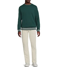 Cremieux Blue Label Solid Fleece Crewneck Sweatshirt