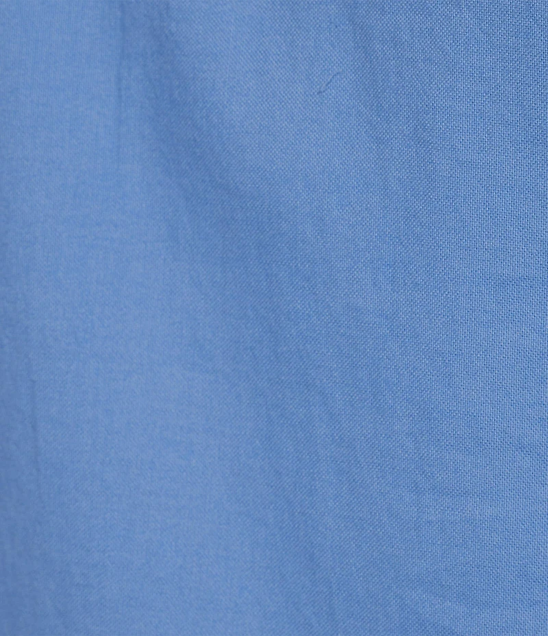Cremieux Blue Label Solid Garment-Dyed Oxford Short Sleeve Woven Shirt