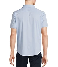 Cremieux Blue Label Solid Interlock Coat Front Knit Shirt