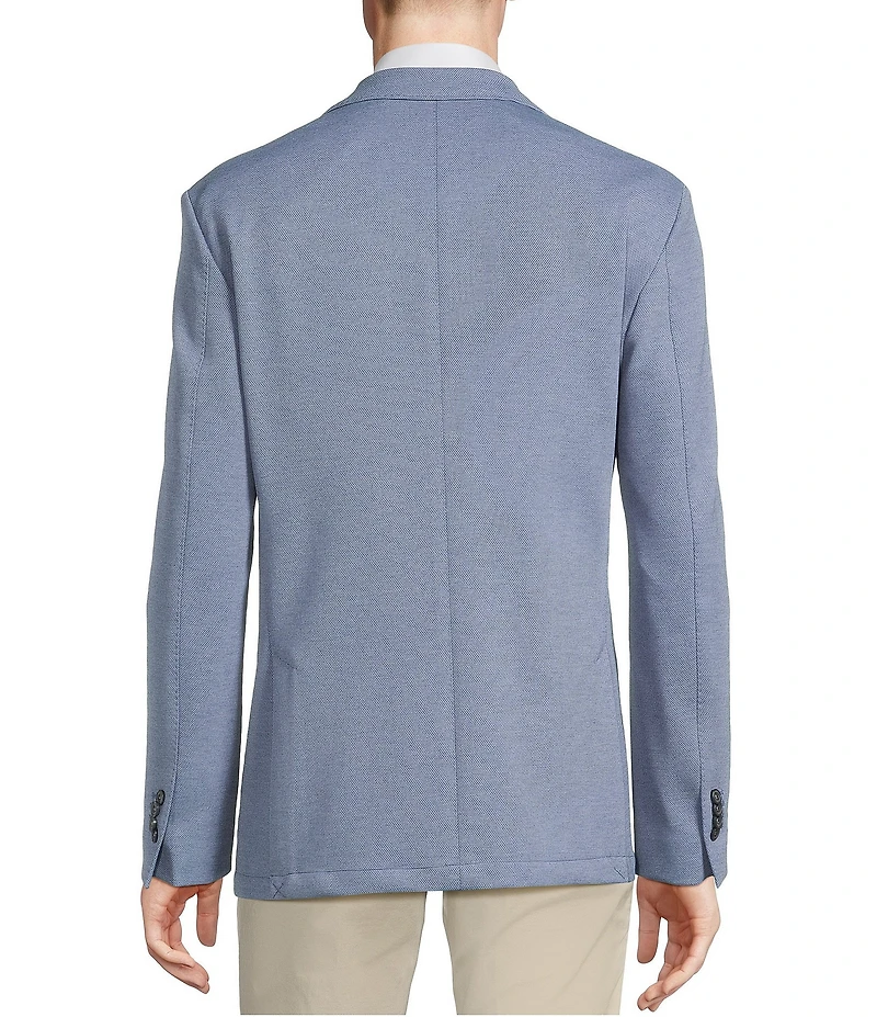Cremieux Blue Label Solid Notch Lapel Knit Blazer