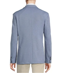 Cremieux Blue Label Solid Notch Lapel Knit Blazer