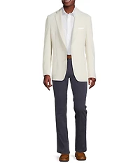 Cremieux Blue Label Solid Notch Lapel Knit Blazer
