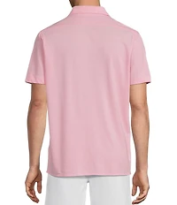 Cremieux Blue Label Solid Knit Oxford Short Sleeve Woven Shirt