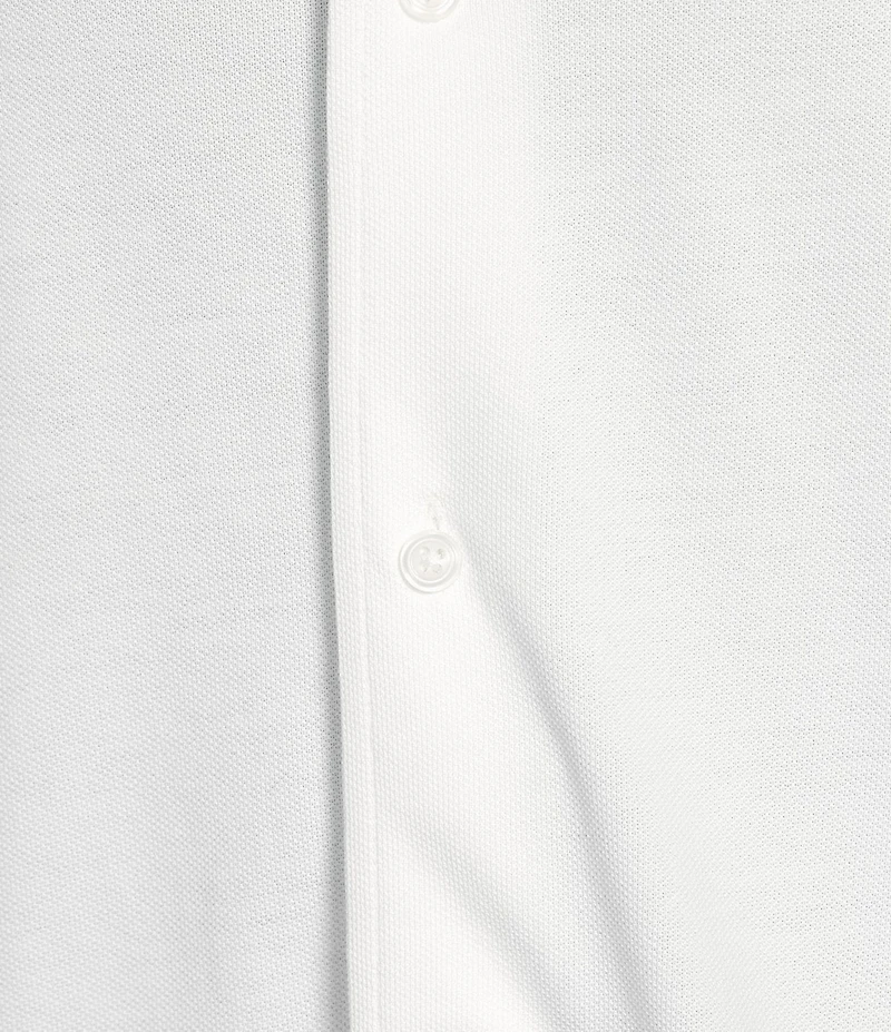 Cremieux Blue Label Solid Knit Oxford Short Sleeve Woven Shirt