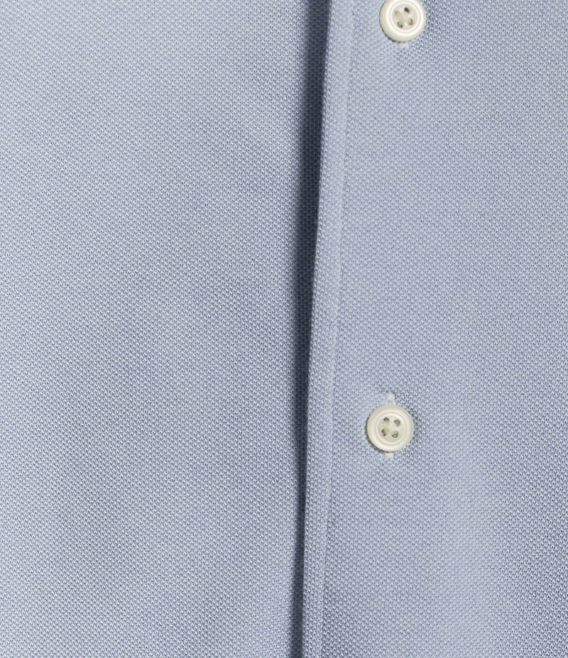 Cremieux Blue Label Solid Knit Oxford Short Sleeve Woven Shirt