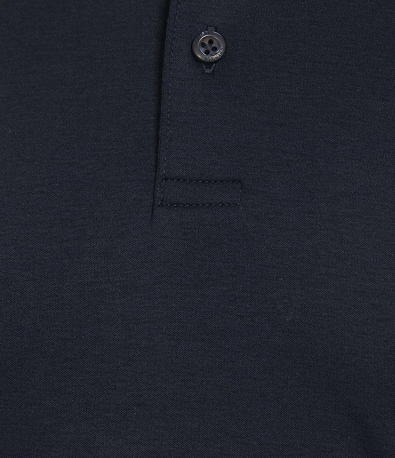 Cremieux Blue Label Solid Long Sleeve Cotton Interlock Polo Shirt