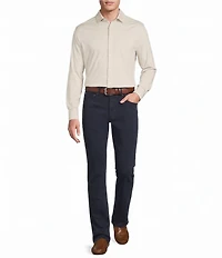 Cremieux Blue Label Solid Long Sleeve Cotton Interlock Shirt