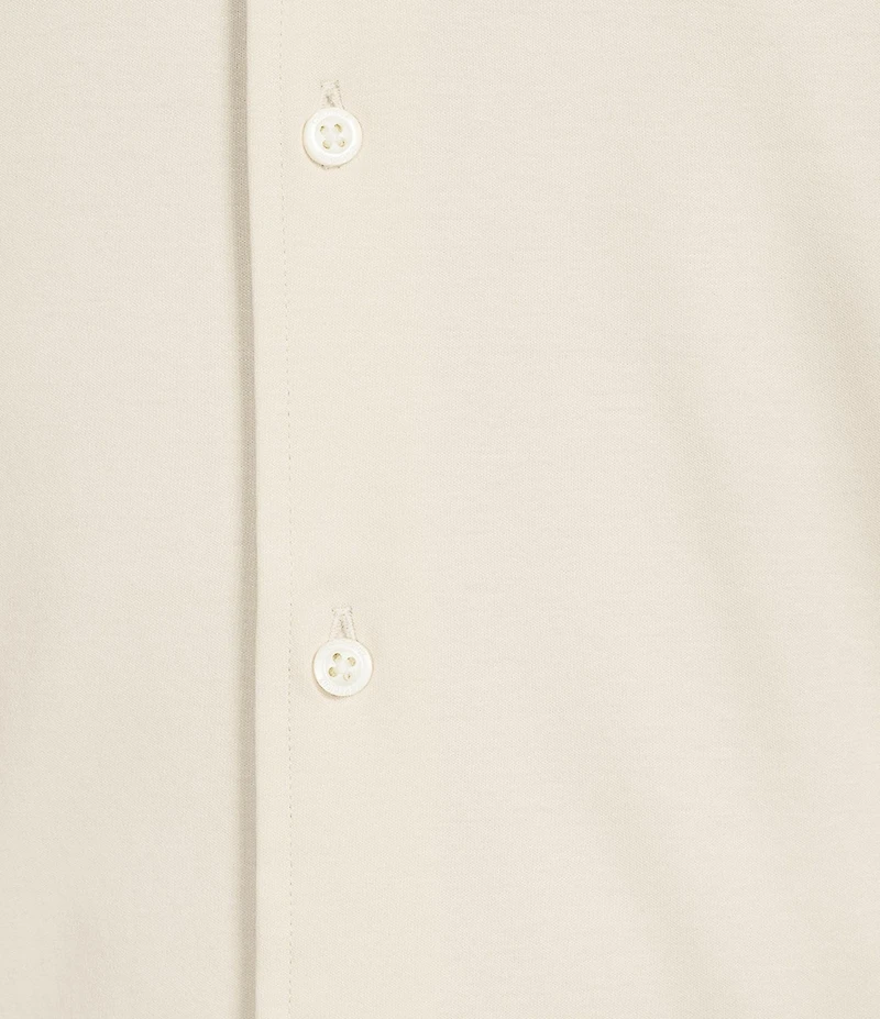 Cremieux Blue Label Solid Long Sleeve Cotton Interlock Shirt