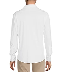 Cremieux Blue Label Solid Long Sleeve Cotton Interlock Shirt