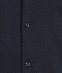 Cremieux Blue Label Solid Long Sleeve Cotton Interlock Shirt