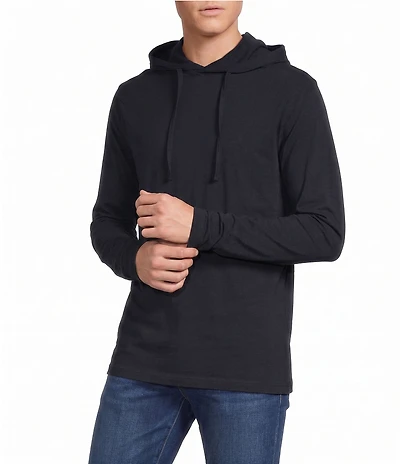 Cremieux Blue Label Solid Long Sleeve Hoodie T-Shirt