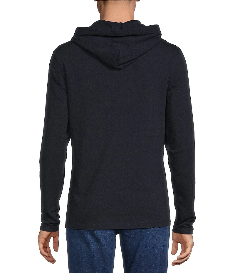 Cremieux Blue Label Solid Long Sleeve Hoodie T-Shirt