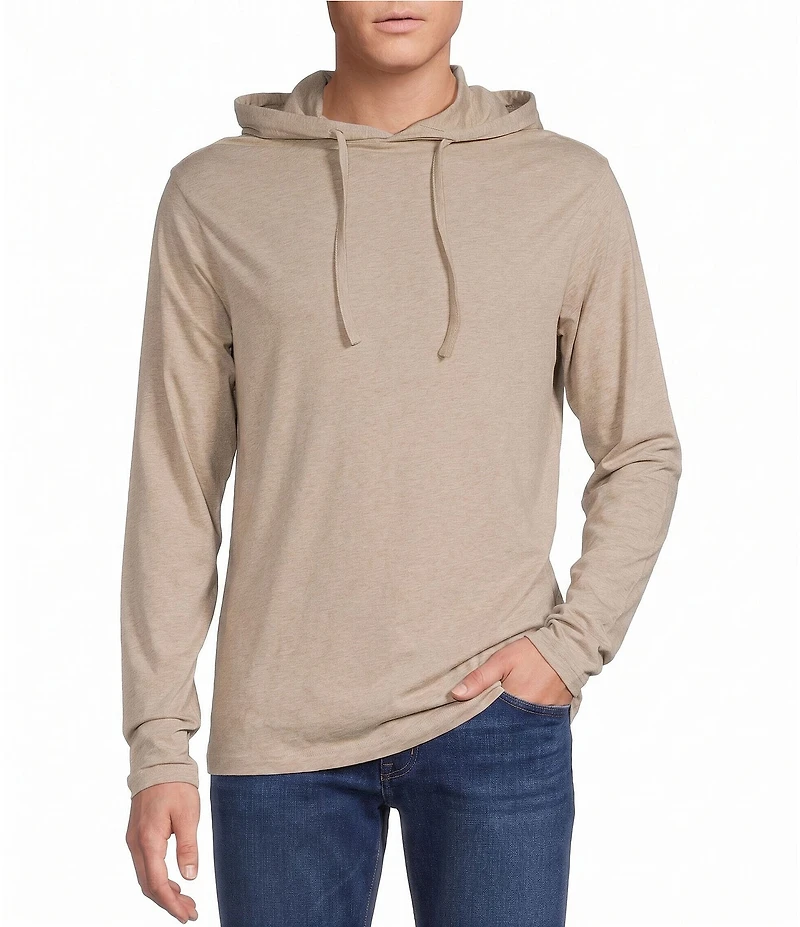 Cremieux Blue Label Solid Long Sleeve Hoodie T-Shirt