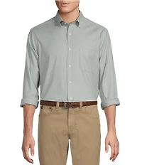 Cremieux Blue Label Solid Long Sleeve Woven Shirt