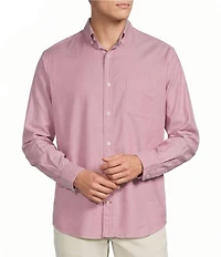 Cremieux Blue Label Solid Long Sleeve Woven Shirt
