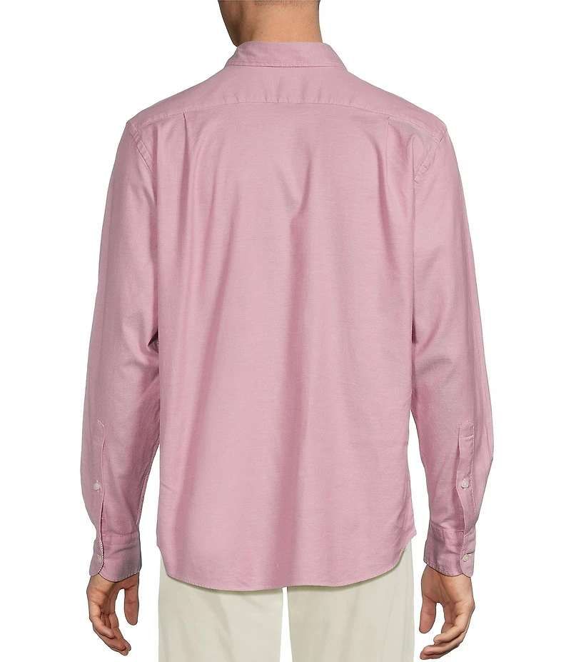 Cremieux Blue Label Solid Long Sleeve Woven Shirt