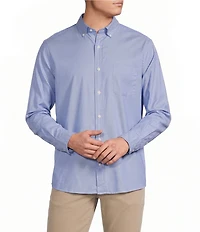Cremieux Blue Label Solid Long Sleeve Woven Shirt