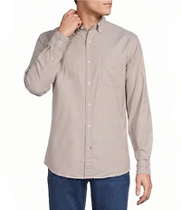 Cremieux Blue Label Solid Long Sleeve Woven Shirt