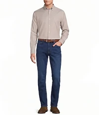Cremieux Blue Label Solid Long Sleeve Woven Shirt