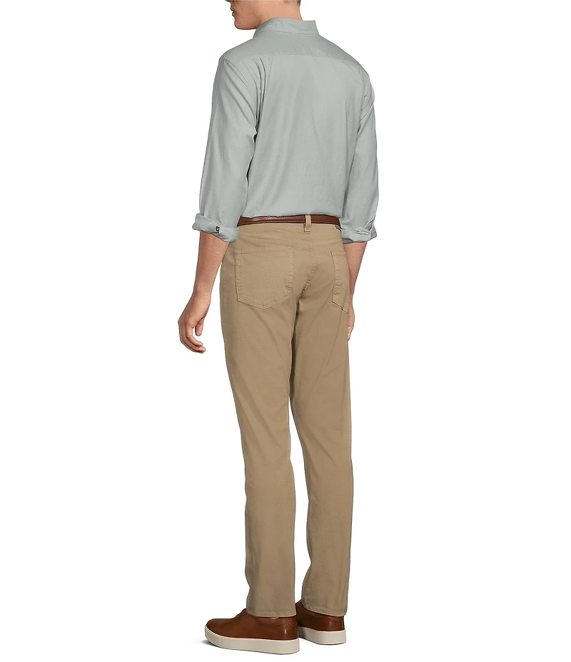 Cremieux Blue Label Solid Long Sleeve Woven Shirt
