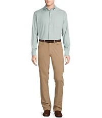 Cremieux Blue Label Solid Oxford Long Sleeve Woven Shirt