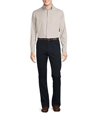 Cremieux Blue Label Solid Oxford Long Sleeve Woven Shirt