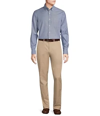 Cremieux Blue Label Solid Oxford Long Sleeve Woven Shirt