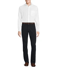 Cremieux Blue Label Solid Oxford Long Sleeve Woven Shirt