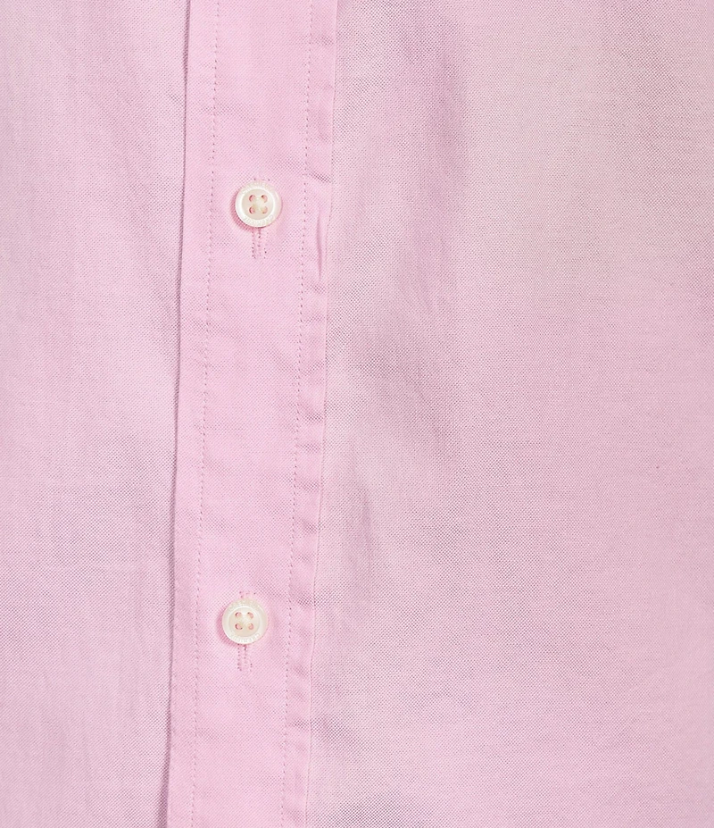 Cremieux Blue Label Solid Oxford Short Sleeve Woven Shirt