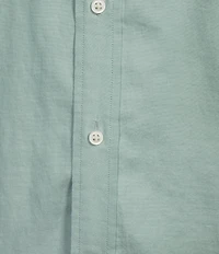 Cremieux Blue Label Solid Oxford Short Sleeve Woven Shirt