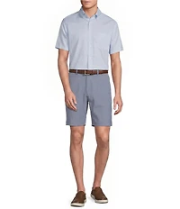 Cremieux Blue Label Solid Oxford Short Sleeve Woven Shirt