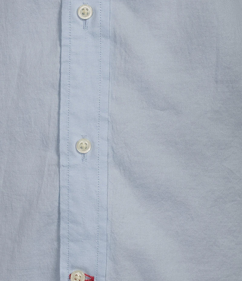 Cremieux Blue Label Solid Oxford Short Sleeve Woven Shirt