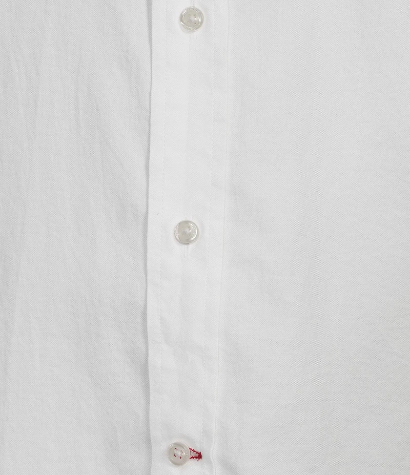 Cremieux Blue Label Solid Oxford Short Sleeve Woven Shirt