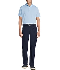 Cremieux Blue Label Solid Performance Stretch Short Sleeve Golf Polo Shirt