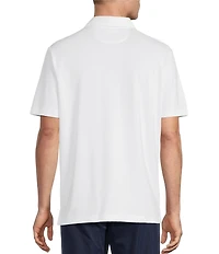 Cremieux Blue Label Solid Performance Stretch Short Sleeve Golf Polo Shirt