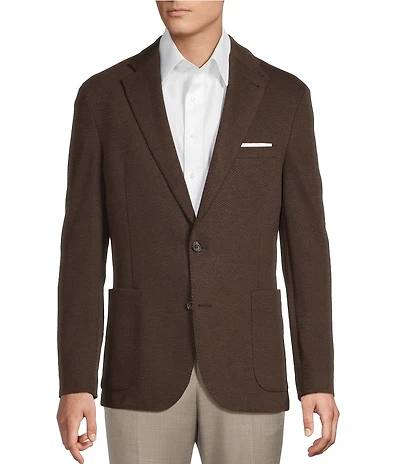 Cremieux Blue Label Solid Pique Blazer