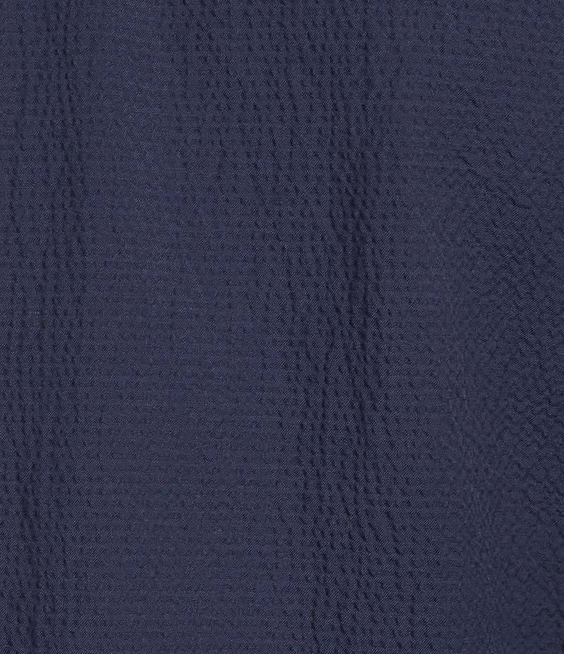 Cremieux Blue Label Solid Seersucker Performance Long Sleeve Woven Shirt