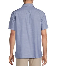 Cremieux Blue Label Solid Short Sleeve Woven Shirt
