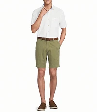 Cremieux Blue Label Solid Short Sleeve Woven Shirt