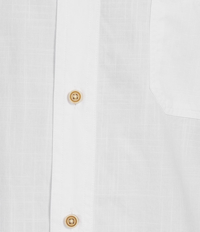 Cremieux Blue Label Solid Short Sleeve Woven Shirt