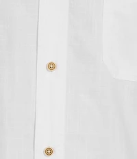 Cremieux Blue Label Solid Short Sleeve Woven Shirt