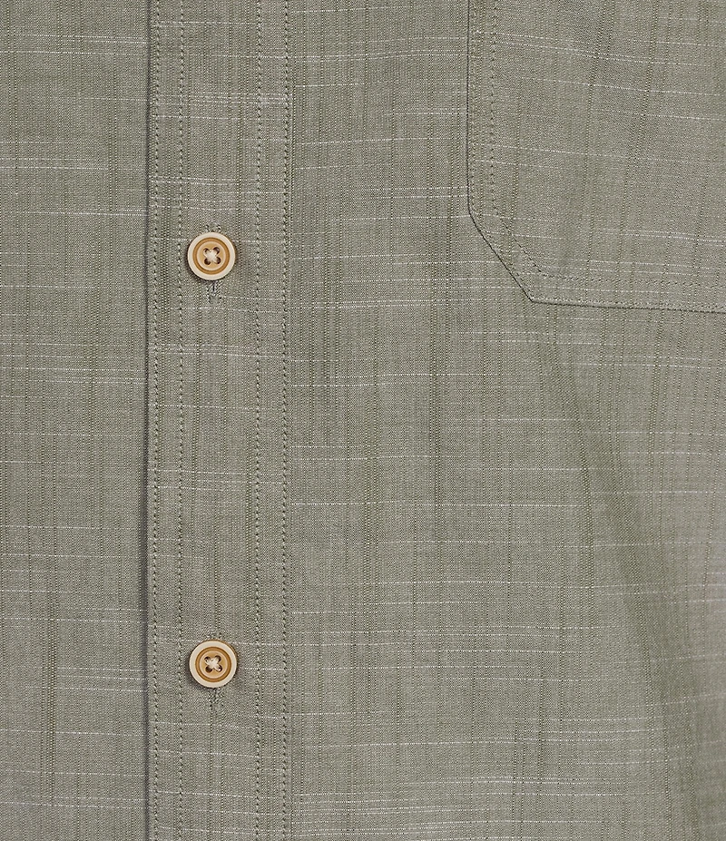 Cremieux Blue Label Solid Short Sleeve Woven Shirt