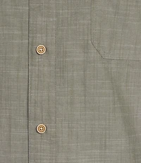Cremieux Blue Label Solid Short Sleeve Woven Shirt