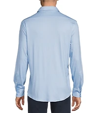 Cremieux Blue Label Square Geometric Print Interlock Cotton Shirt