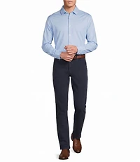 Cremieux Blue Label Square Geometric Print Interlock Cotton Shirt