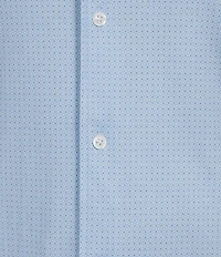 Cremieux Blue Label Square Geometric Print Interlock Cotton Shirt