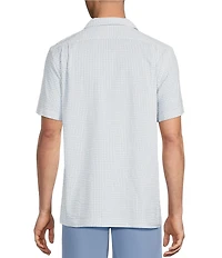 Cremieux Blue Label St. Barts Collection Check Short Sleeve Woven Camp Shirt