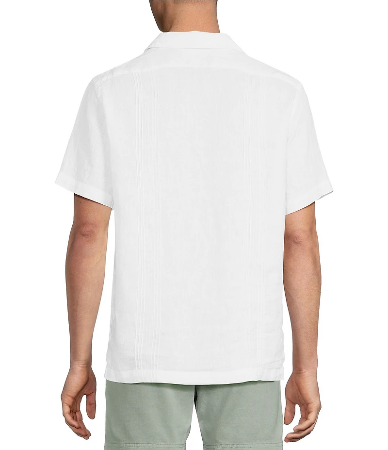 Cremieux Blue Label St. Barts Collection Embordered Short Sleeve Woven Camp Shirt