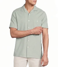 Cremieux Blue Label St. Barts Collection Geometric Print Short Sleeve Woven Camp Shirt