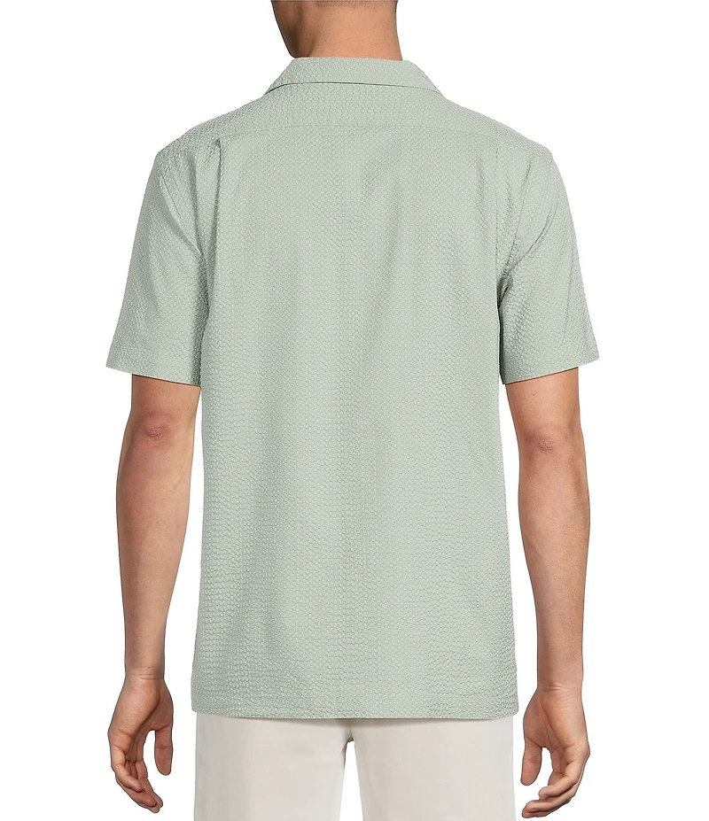 Cremieux Blue Label St. Barts Collection Geometric Print Short Sleeve Woven Camp Shirt